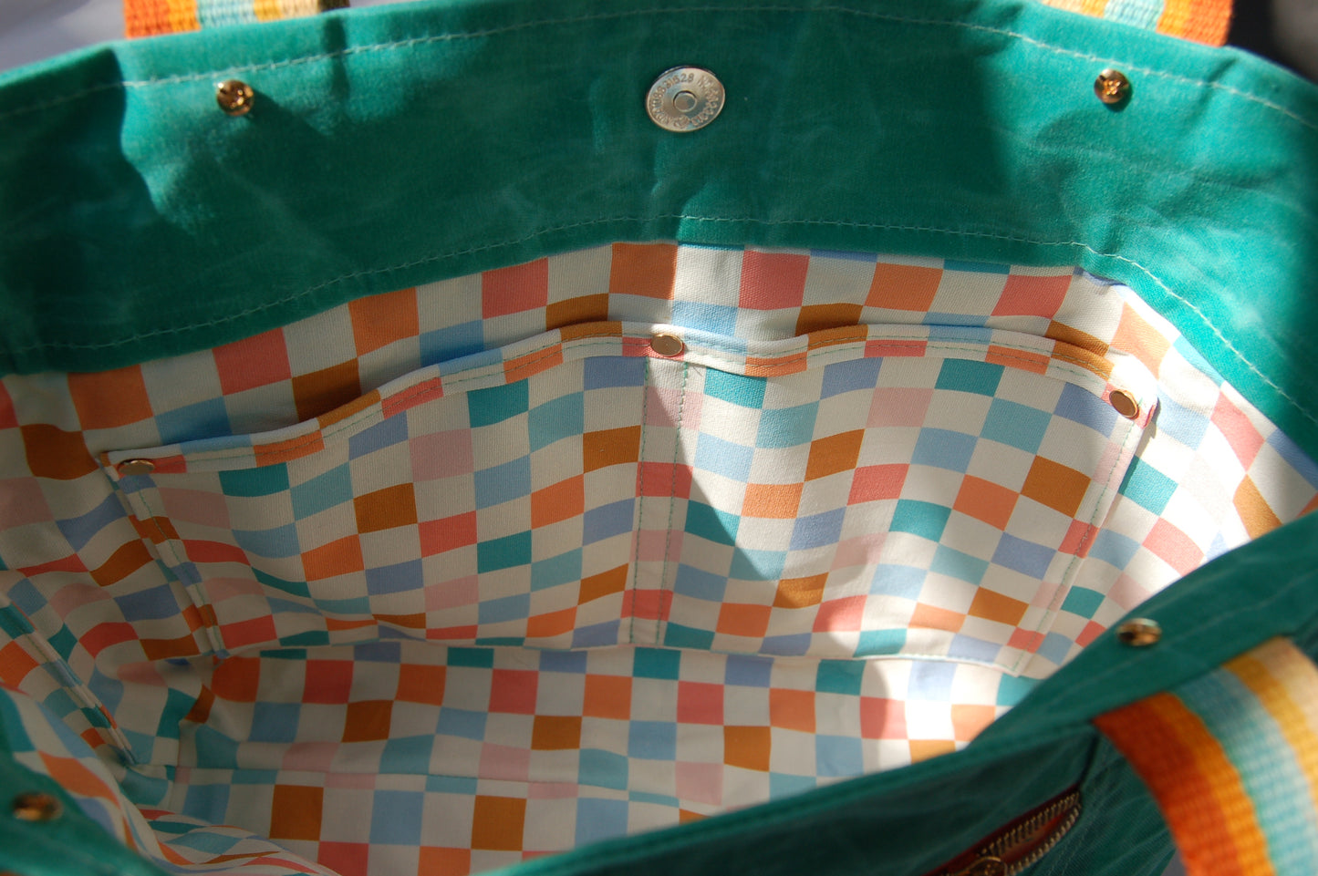 Aqua Tote Bag