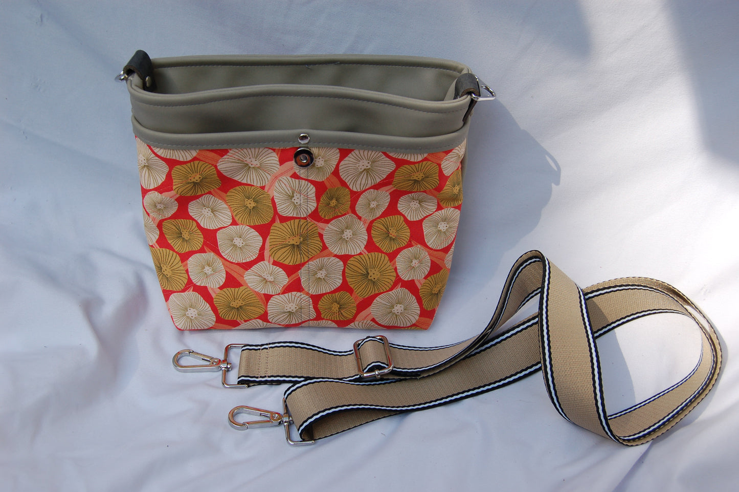 Grey Crossbody Bag
