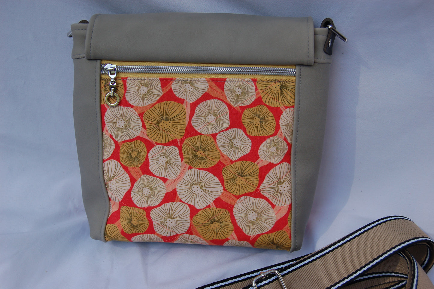 Grey Crossbody Bag