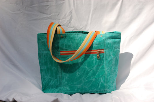 Aqua Tote Bag