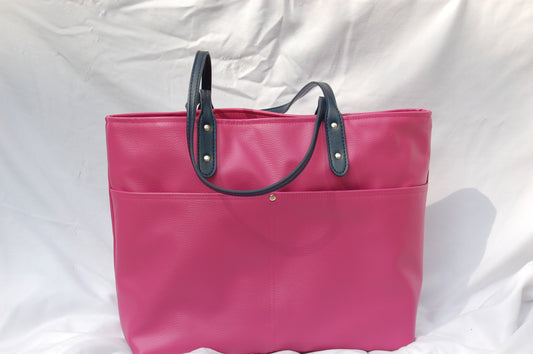 Honeysuckle Pink Tote