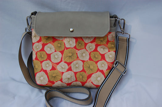 Grey Crossbody Bag